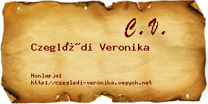 Czeglédi Veronika névjegykártya