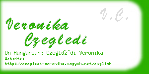 veronika czegledi business card